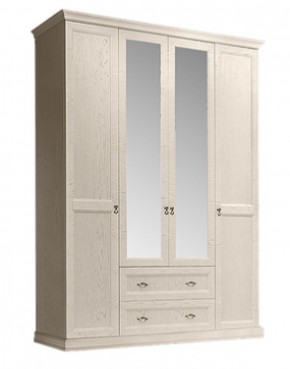 Шкаф 4-х дверный (с зеркалами) для платья и белья с выдвижными ящиками Венеция дуб седан (ВНШ1/41) в Качканаре - kachkanar.ok-mebel.com | фото 1