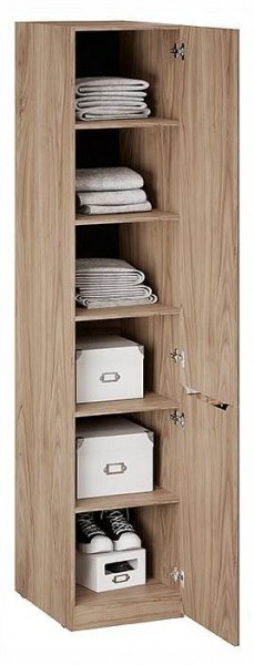 Шкаф для белья Глосс СМ-319.07.001 в Качканаре - kachkanar.ok-mebel.com | фото 2