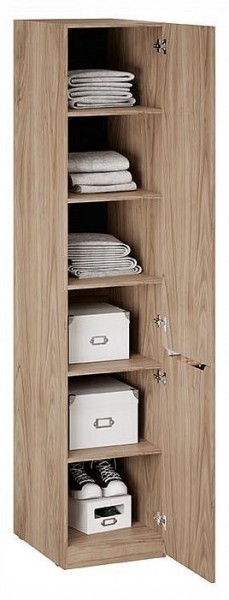 Шкаф для белья Глосс СМ-319.07.002 в Качканаре - kachkanar.ok-mebel.com | фото 2