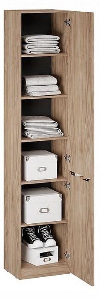 Шкаф для белья Глосс СМ-319.07.011 в Качканаре - kachkanar.ok-mebel.com | фото 2