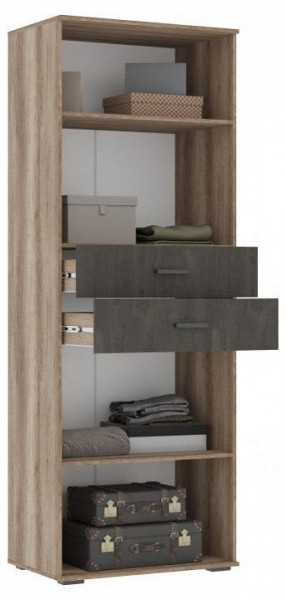 Шкаф для белья Паркинс в Качканаре - kachkanar.ok-mebel.com | фото 2