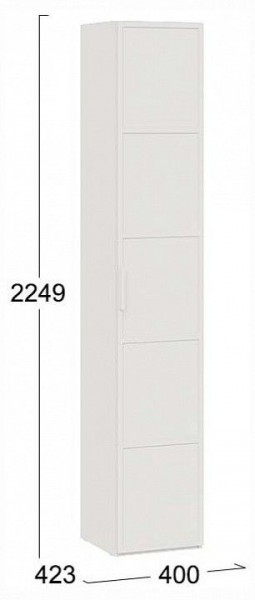 Шкаф для белья Стелла Исп.2 в Качканаре - kachkanar.ok-mebel.com | фото 4