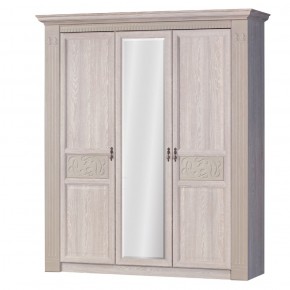 Шкаф для одежды 3-х дверный №180 "Лючия" Дуб оксфорд серый в Качканаре - kachkanar.ok-mebel.com | фото