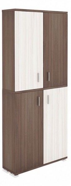 Шкаф книжный Домино ПУ-30-3 в Качканаре - kachkanar.ok-mebel.com | фото