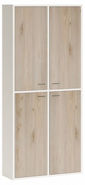 Шкаф книжный Домино СУ(ш2в2)+4ФГ в Качканаре - kachkanar.ok-mebel.com | фото