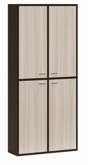 Шкаф книжный Домино СУ(ш2в2)+4ФГ в Качканаре - kachkanar.ok-mebel.com | фото