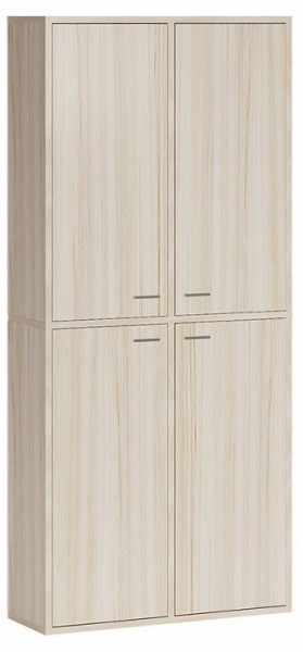 Шкаф книжный Домино СУ(ш2в2)+4ФГ в Качканаре - kachkanar.ok-mebel.com | фото