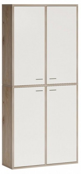 Шкаф книжный Домино СУ(ш2в2)+4ФГ в Качканаре - kachkanar.ok-mebel.com | фото