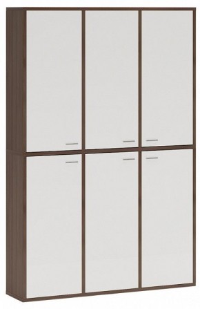 Шкаф книжный Домино СУ(ш3в2)+6ФГ в Качканаре - kachkanar.ok-mebel.com | фото