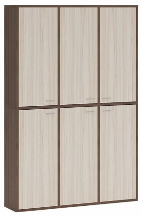 Шкаф книжный Домино СУ(ш3в2)+6ФГ в Качканаре - kachkanar.ok-mebel.com | фото