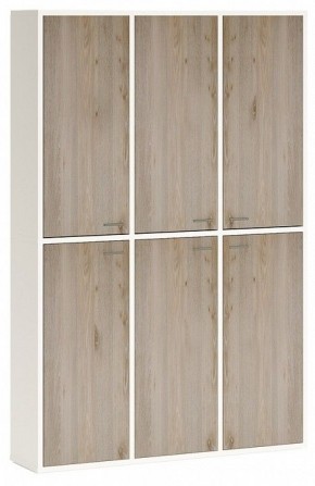 Шкаф книжный Домино СУ(ш3в2)+6ФГ в Качканаре - kachkanar.ok-mebel.com | фото