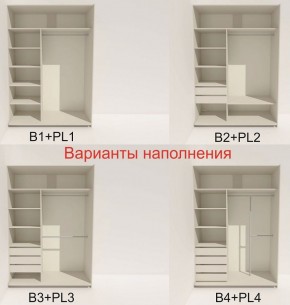 Шкаф-купе 1400 серии SOFT D6+D4+B2+PL2 (2 ящика+1штанга+1 полка) профиль «Капучино» в Качканаре - kachkanar.ok-mebel.com | фото 7