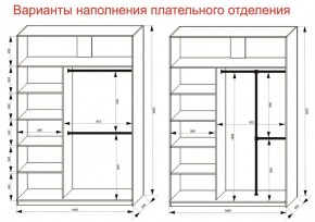 Шкаф-купе 1600 серии SOFT D6+D4+B2+PL2 (2 ящика+1штанга+1 полка) профиль «Капучино» в Качканаре - kachkanar.ok-mebel.com | фото 9