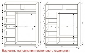 Шкаф-купе 1800 серии SOFT D8+D2+B2+PL4 (2 ящика+F обр.штанга) профиль «Капучино» в Качканаре - kachkanar.ok-mebel.com | фото 5