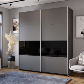 Шкаф-купе Харви ШКК-10 (графит) в Качканаре - kachkanar.ok-mebel.com | фото