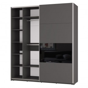 Шкаф-купе Харви ШКК-10 (графит) в Качканаре - kachkanar.ok-mebel.com | фото 2