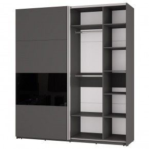 Шкаф-купе Харви ШКК-10 (графит) в Качканаре - kachkanar.ok-mebel.com | фото 3