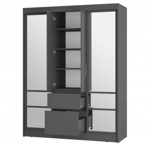 Шкаф-купе Симпл ШКК-06 (графит) в Качканаре - kachkanar.ok-mebel.com | фото 2