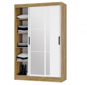 Шкаф-купе Тайм ШКК-03 (крафт/белый) в Качканаре - kachkanar.ok-mebel.com | фото 3