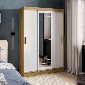 Шкаф-купе Тео ШКК-02 (крафт/белый) в Качканаре - kachkanar.ok-mebel.com | фото
