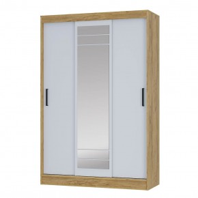 Шкаф-купе Тео ШКК-02 (крафт/белый) в Качканаре - kachkanar.ok-mebel.com | фото 2