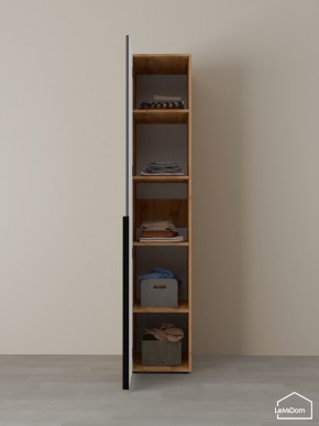 Шкаф Linnea MHR-1-2 2050х400х510 (ДВ-М 11.1.25) в Качканаре - kachkanar.ok-mebel.com | фото 4