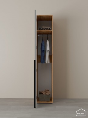 Шкаф Linnea MHR-1 2050х400х510 (ДВ-М 11.1.25) в Качканаре - kachkanar.ok-mebel.com | фото 4