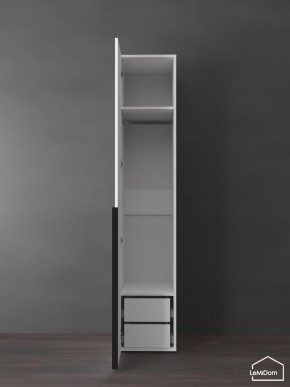 Шкаф Linnea MHR-1-3 2050х400х510 (Белый-М 11.1.1) в Качканаре - kachkanar.ok-mebel.com | фото 6