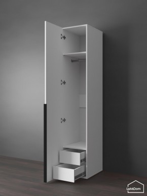 Шкаф Linnea MHR-1-3 2050х400х510 (Белый-М 11.1.1) в Качканаре - kachkanar.ok-mebel.com | фото 7