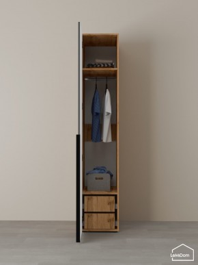 Шкаф Linnea MHR-1-3 2050х400х510 (ДВ-М 11.1.25) в Качканаре - kachkanar.ok-mebel.com | фото 5