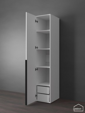 Шкаф Linnea MHR-1-4 2050х400х510 (Белый-М 11.1.1) в Качканаре - kachkanar.ok-mebel.com | фото 5