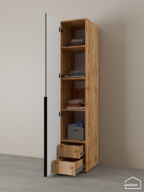 Шкаф Linnea MHR-1-4 2050х400х510 (ДВ-М 11.1.25) в Качканаре - kachkanar.ok-mebel.com | фото 5