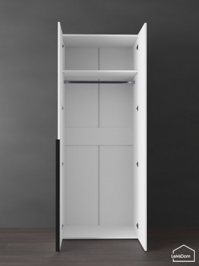 Шкаф Linnea MHR-2 2050х800х510 (Белый-М 11.1.2) в Качканаре - kachkanar.ok-mebel.com | фото 4