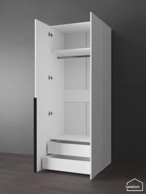 Шкаф Linnea MHR-2-3 2050х800х510 (Белый-М 11.1.2) в Качканаре - kachkanar.ok-mebel.com | фото 5