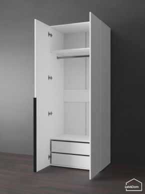 Шкаф Linnea MHR-2-3 2050х800х510 (Белый-М 11.1.2) в Качканаре - kachkanar.ok-mebel.com | фото 6