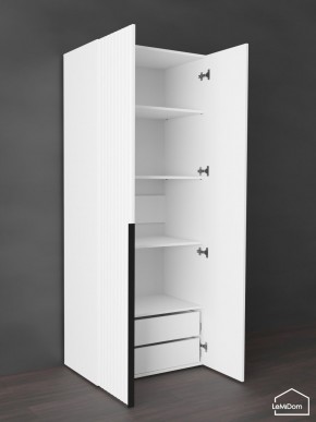 Шкаф Linnea MHR-2-4 2050х800х510 (Белый-М 11.1.2) в Качканаре - kachkanar.ok-mebel.com | фото 6