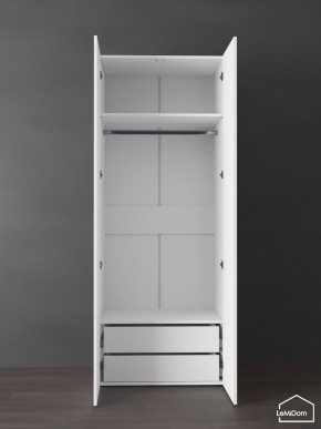 Шкаф Linnea MHR-2PO-3 2050х800х510 (Белый-М 11.1.1) в Качканаре - kachkanar.ok-mebel.com | фото 4