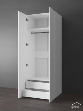 Шкаф Linnea MHR-2PO-3 2050х800х510 (Белый-М 11.1.1) в Качканаре - kachkanar.ok-mebel.com | фото 5