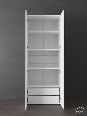 Шкаф Linnea MHR-2PO-4 2050х800х510 (Белый-М 11.1.2) в Качканаре - kachkanar.ok-mebel.com | фото 5