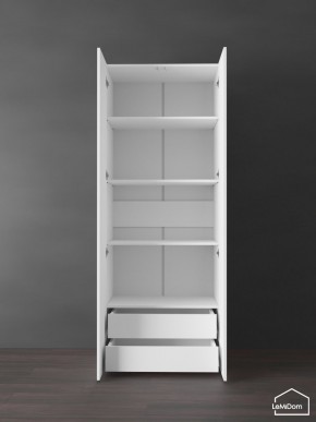 Шкаф Linnea MHR-2PO-4 2050х800х510 (Белый-М 11.1.2) в Качканаре - kachkanar.ok-mebel.com | фото 6