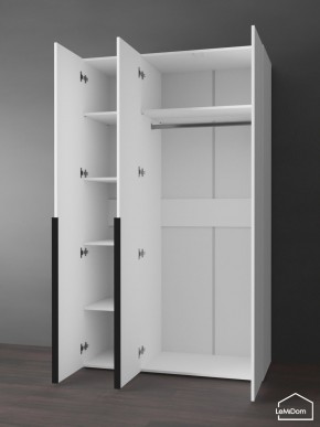 Шкаф Linnea MHR-3-1 2050х1200х510 (Белый-М 11.1.1) в Качканаре - kachkanar.ok-mebel.com | фото 5
