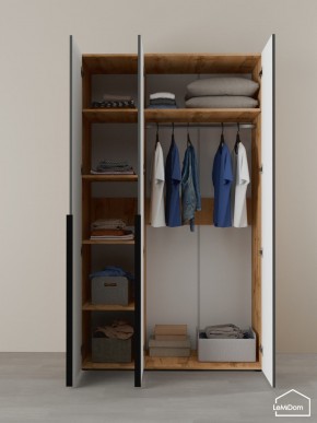 Шкаф Linnea MHR-3-1 2050х1200х510 (ДВ-М 11.1.25) в Качканаре - kachkanar.ok-mebel.com | фото 4