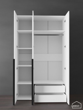 Шкаф Linnea MHR-3-2 2050х1200х510 (Белый-М 11.1.2) в Качканаре - kachkanar.ok-mebel.com | фото 6
