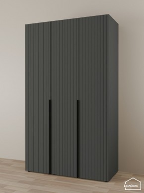Шкаф Linnea MHR-3-2 2050х1200х510 (Графит-М 11.1.25) в Качканаре - kachkanar.ok-mebel.com | фото