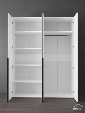 Шкаф Linnea MHR-4-1 2050х1600х510 (Белый-М 11.1.1) в Качканаре - kachkanar.ok-mebel.com | фото 4