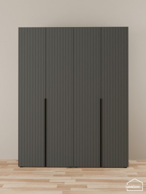 Шкаф Linnea MHR-4-1 2050х1600х510 (Графит-М 11.1.25) в Качканаре - kachkanar.ok-mebel.com | фото