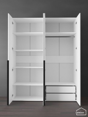 Шкаф Linnea MHR-4-2 2050х1600х510 (Белый-М 11.1.1) в Качканаре - kachkanar.ok-mebel.com | фото 6