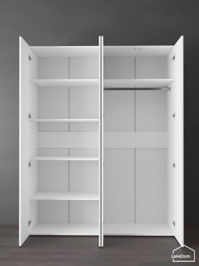 Шкаф Linnea MHR-4PO-1 2050х1600х510 (Белый-М 11.1.2) в Качканаре - kachkanar.ok-mebel.com | фото 4