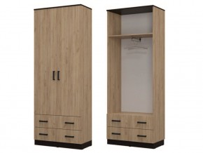 Шкаф «ЛОФТ» для одежды с 2-я ящиками в Качканаре - kachkanar.ok-mebel.com | фото 2
