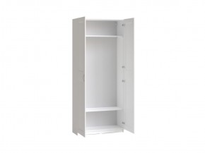 Шкаф МАКС двухстворчатый, цвет белый в Качканаре - kachkanar.ok-mebel.com | фото 2